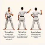 Basic Martial Arts Stances: Ready, Fighting, and Defensive Postures