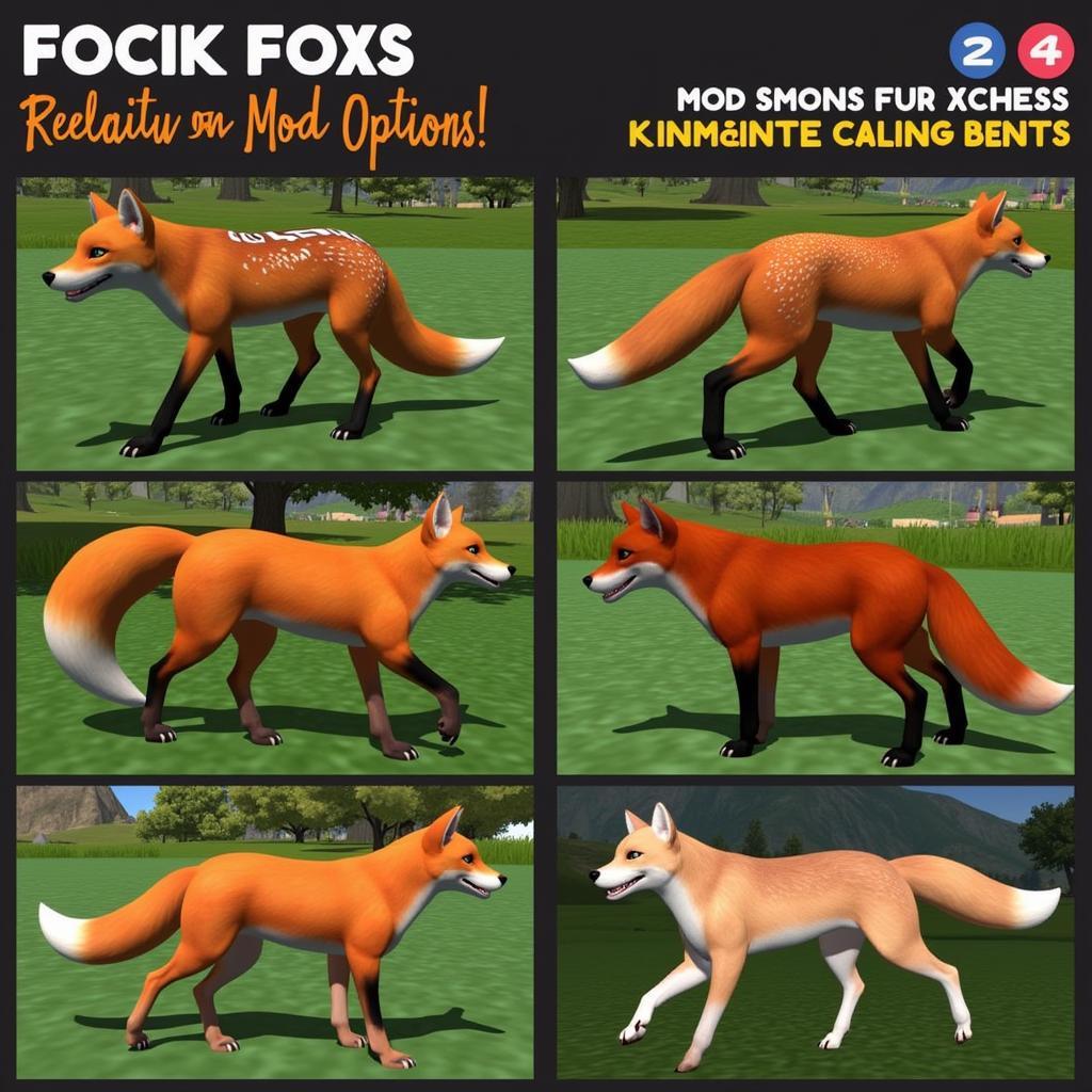 Variety of Beautiful Foxes Mods