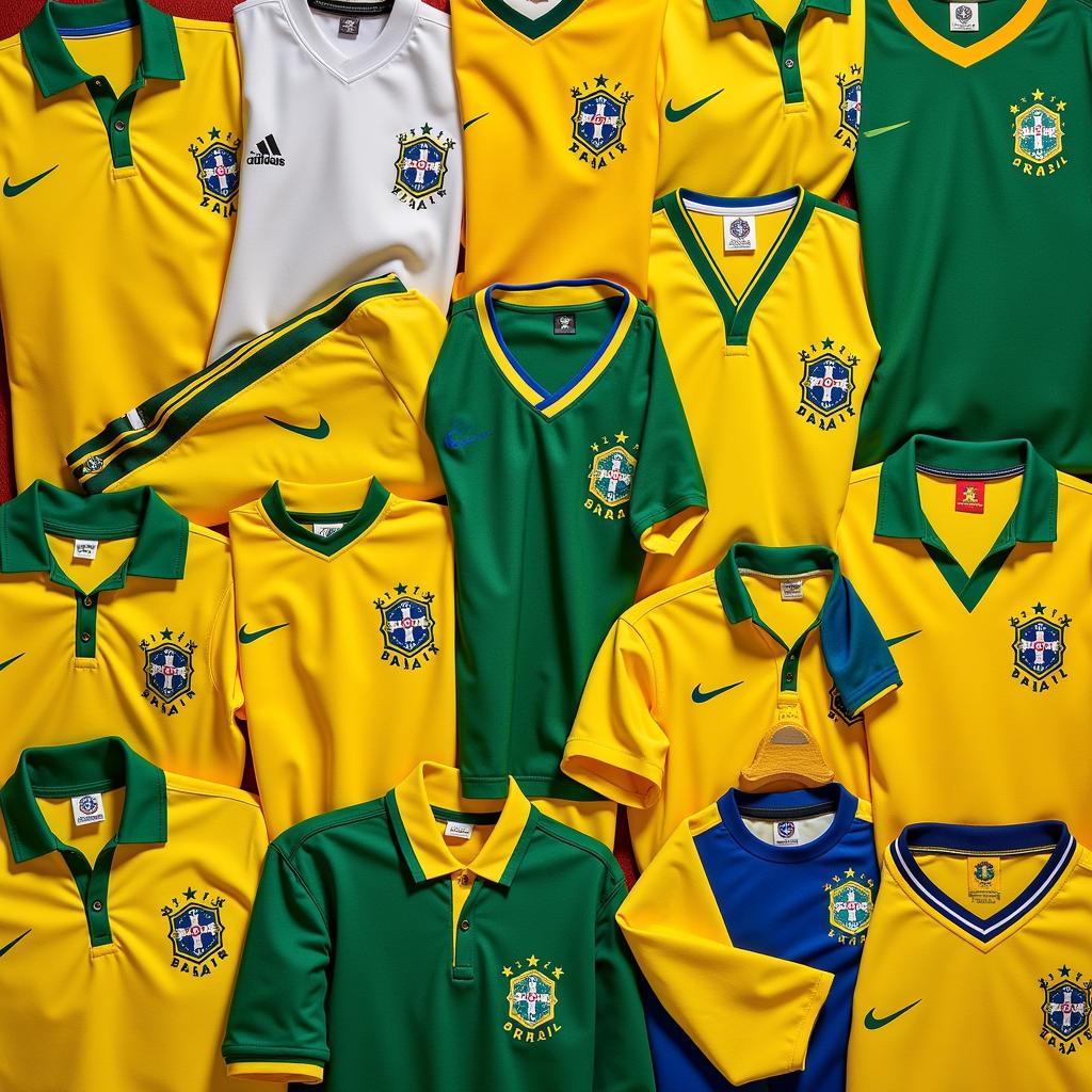 Brazil National Team Kits Through the Decades