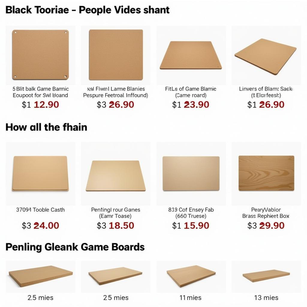 Where to Buy Blank Game Boards