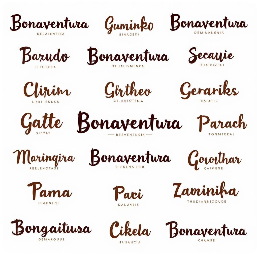 Variations of the name Bonaventura across cultures