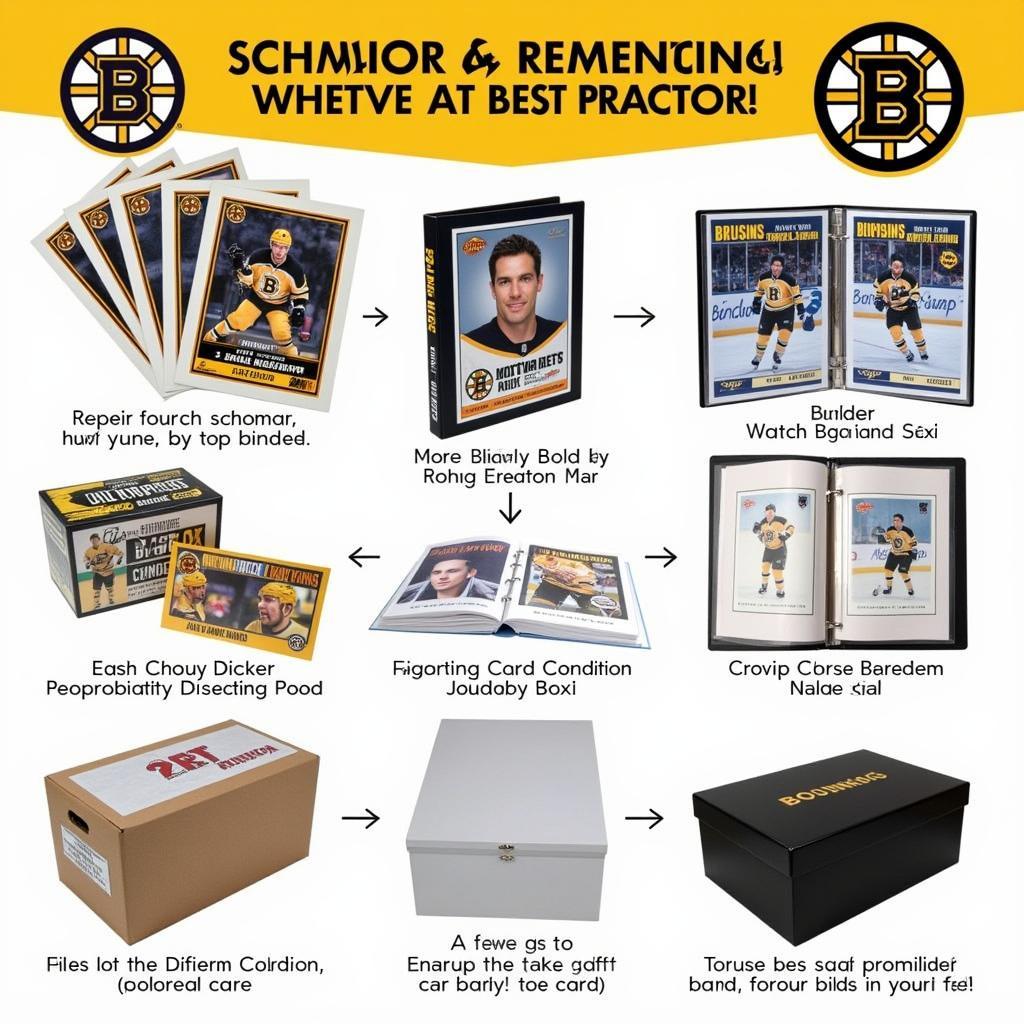 Boston Bruins Hockey Card Storage Solutions