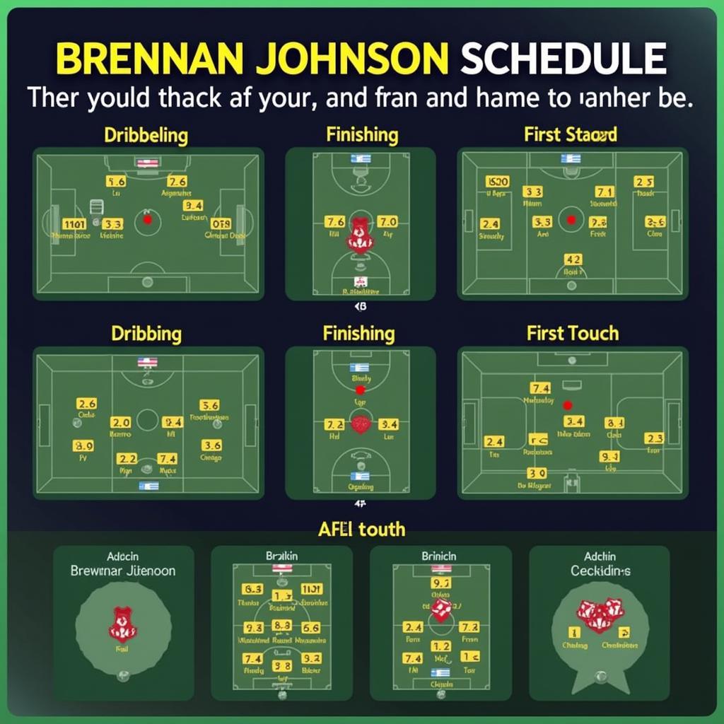 Brennan Johnson FM23 Training Schedule