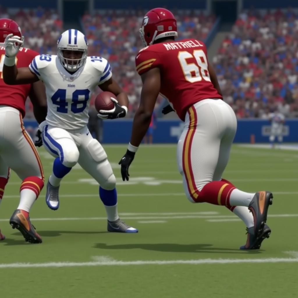 Bryce Huff's gameplay in Madden 24