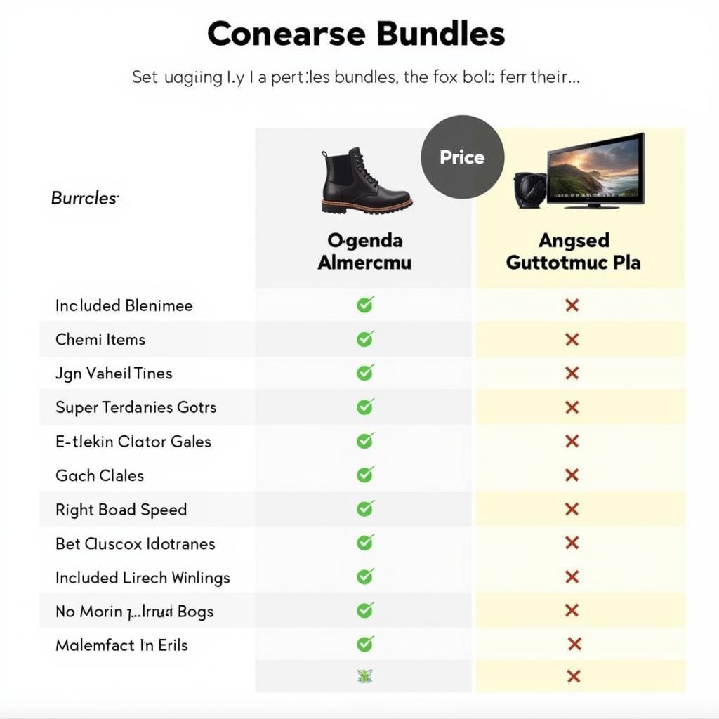 Bundle Comparison Chart