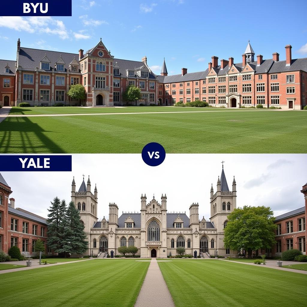 BYU and Yale Academic Buildings