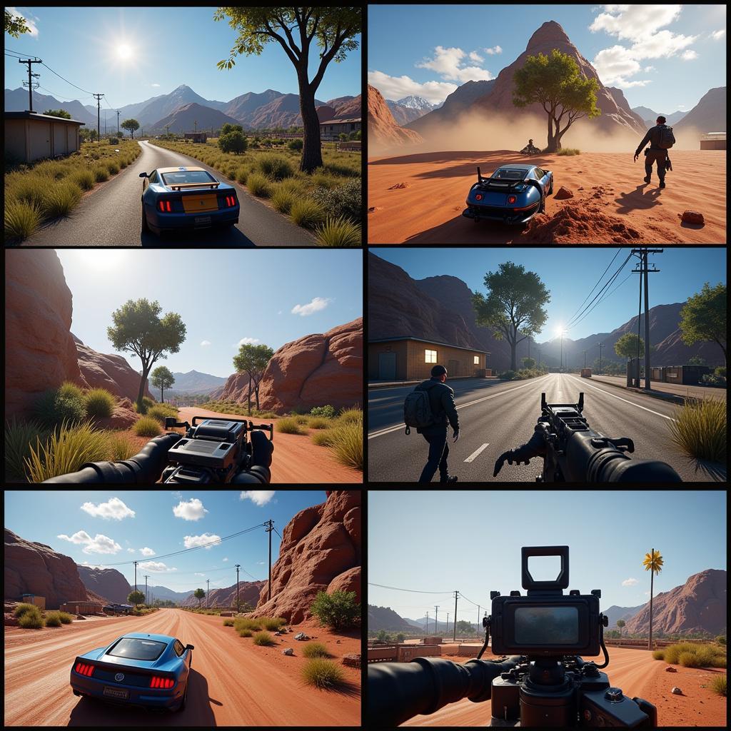 Camera On Ground in Diverse Game Genres