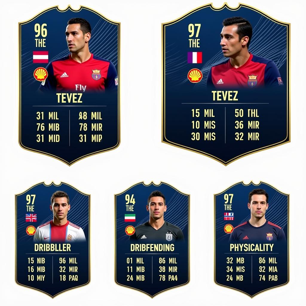 Carlos Tevez FIFA 18 Base Card Stats Overview