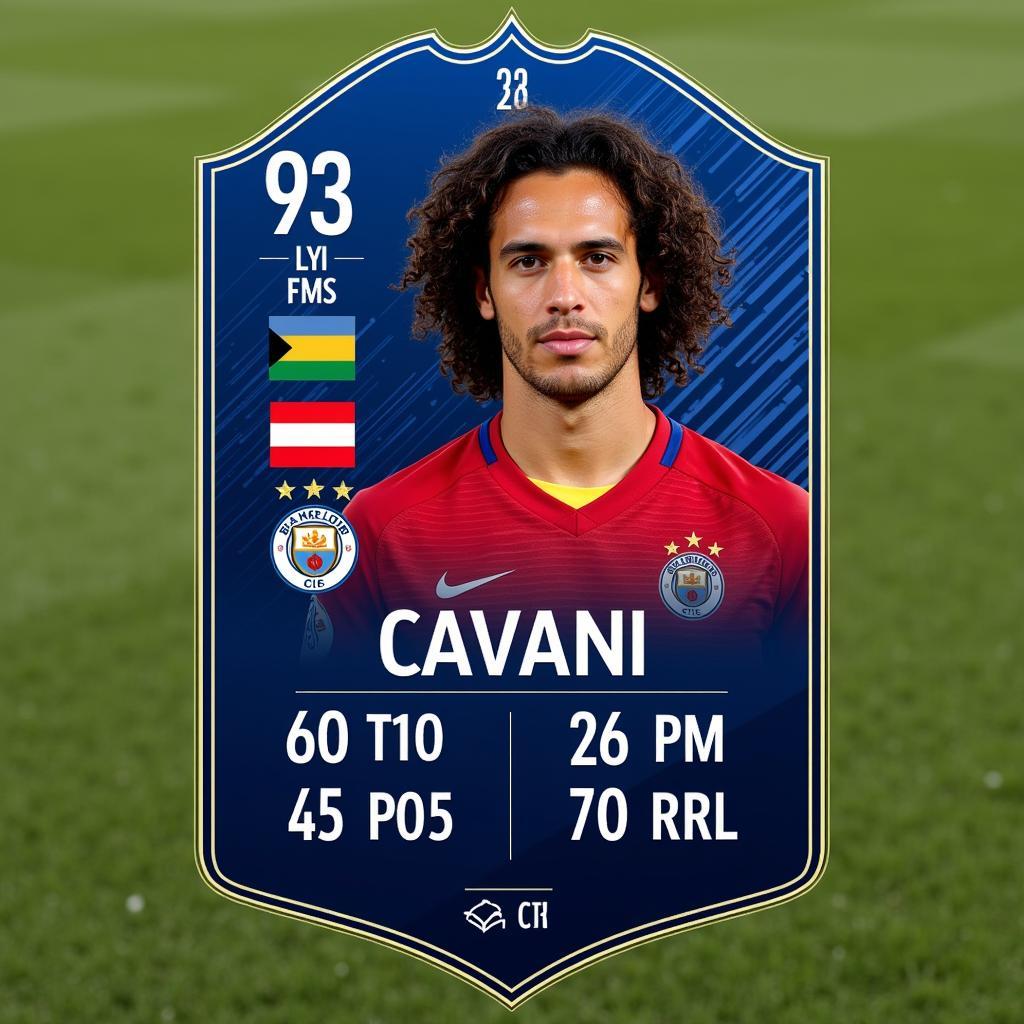 Edinson Cavani's FIFA 23 Player Card