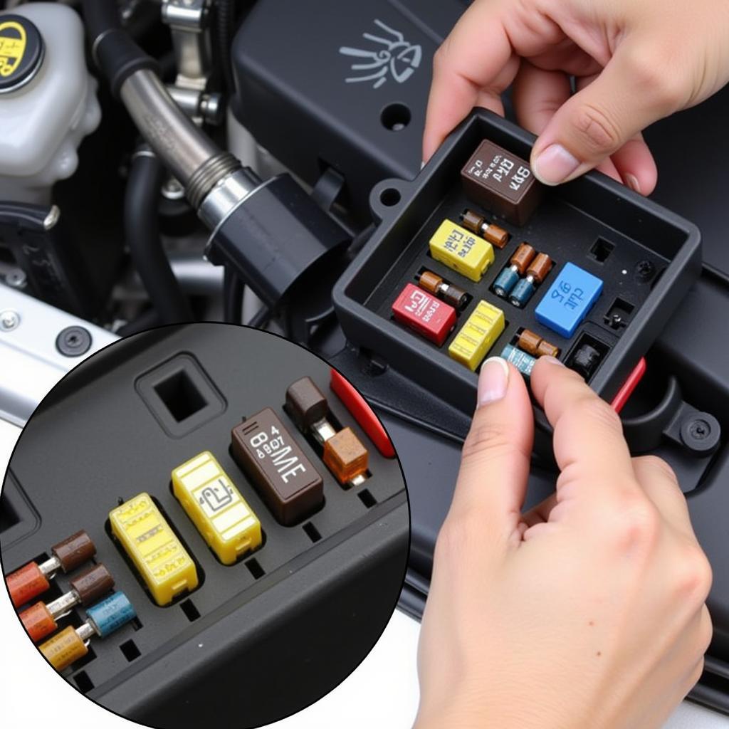 Checking Car Fuse Box for Blown Fuse