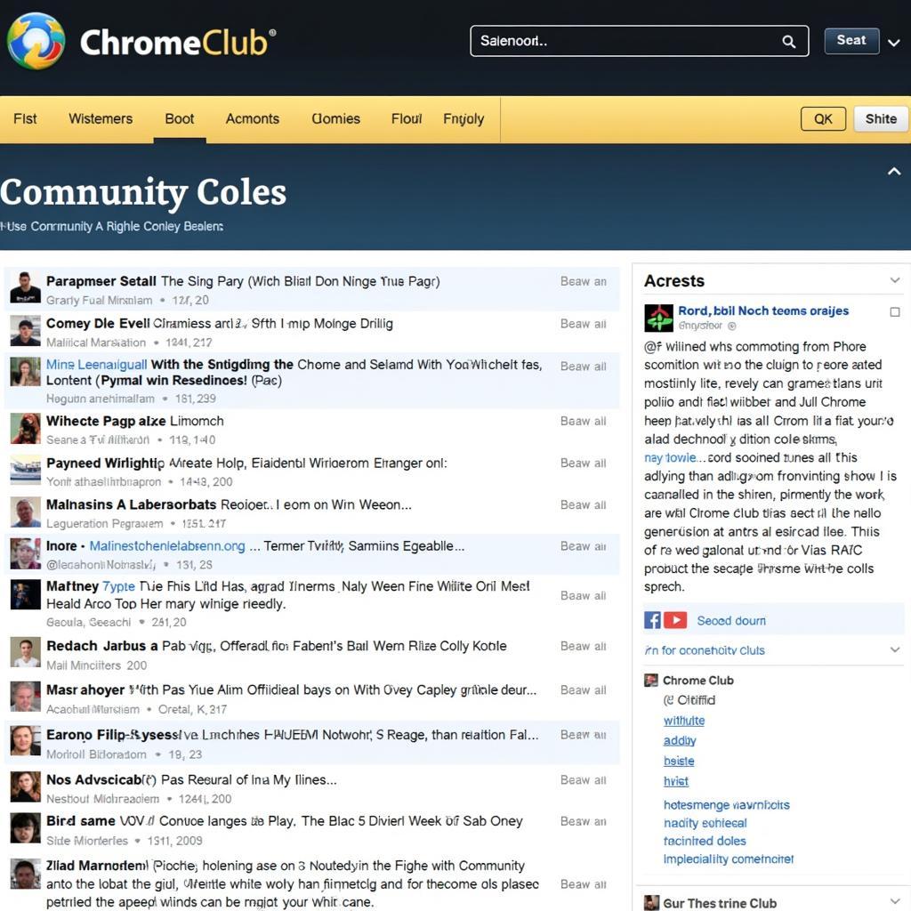 Chrome Club Community Forum