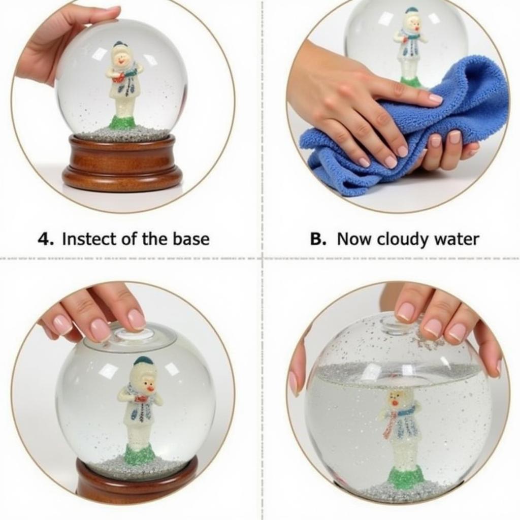 Cleaning an Antique Snow Globe