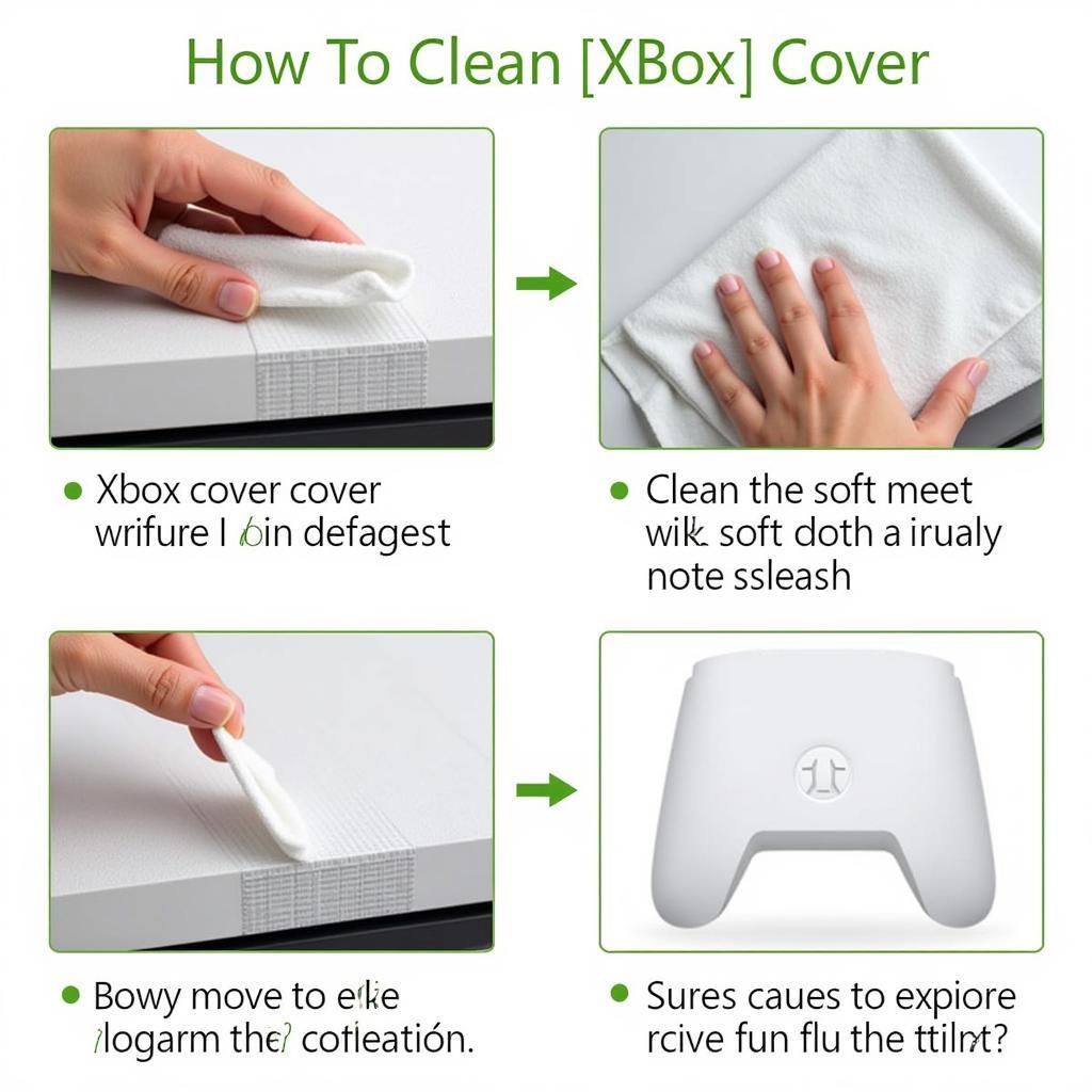 Cleaning an Xbox Cover