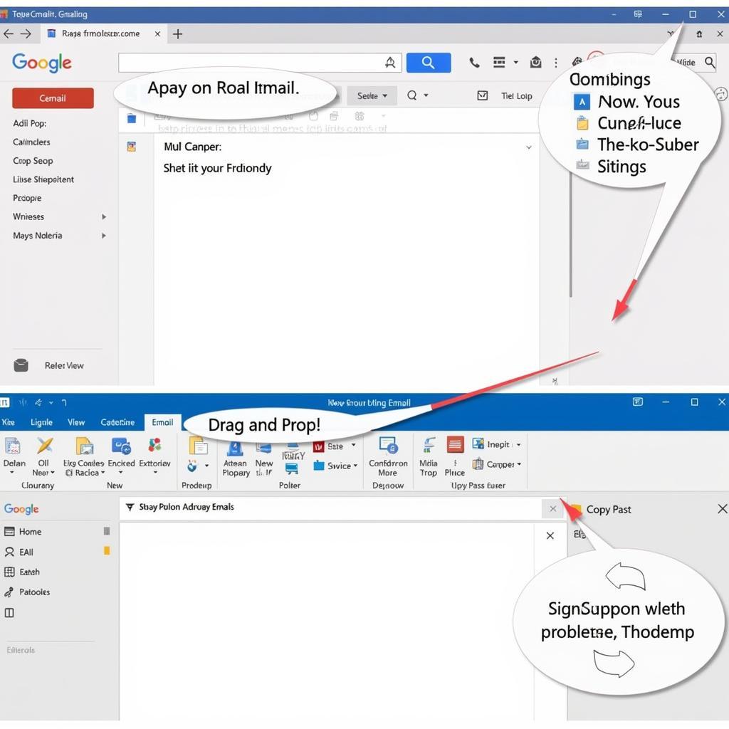 Combining Emails in Gmail and Outlook