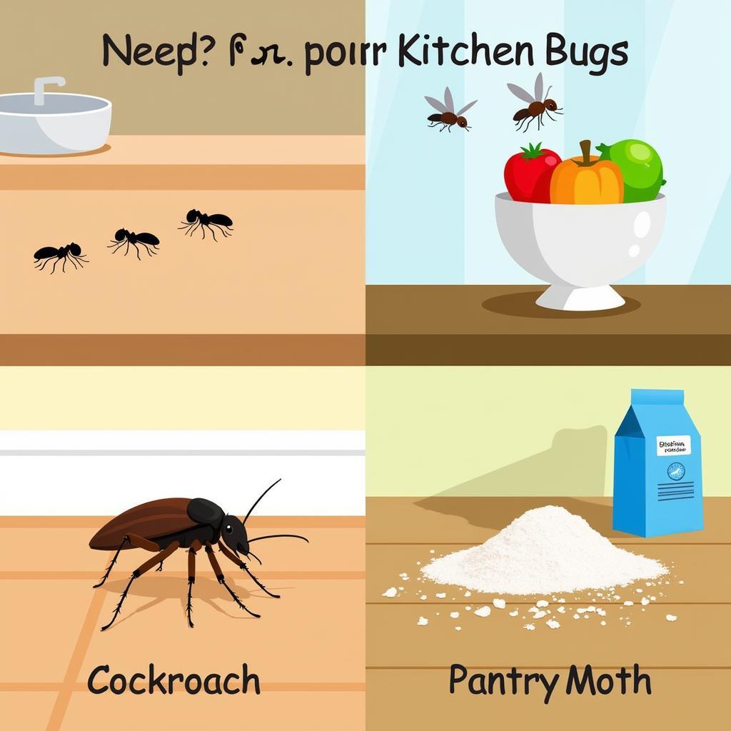 Common Kitchen Bugs: Ants, Fruit Flies, Cockroaches, and Pantry Moths