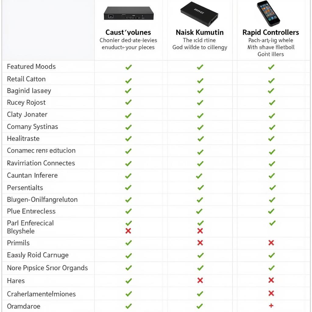 Comparing Different Rapid Controllers