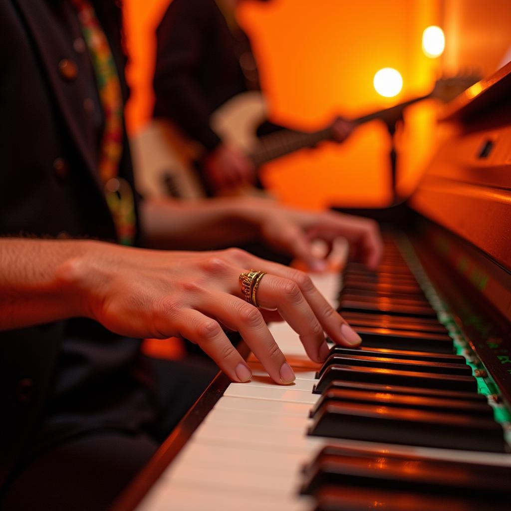 Composing "Orange" Music on a Piano