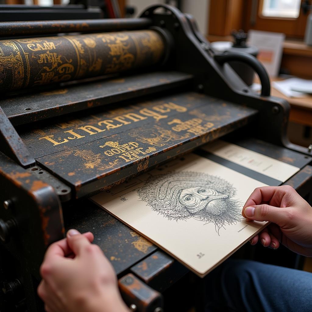 Letterpress Printing in a Cottage Press Setting