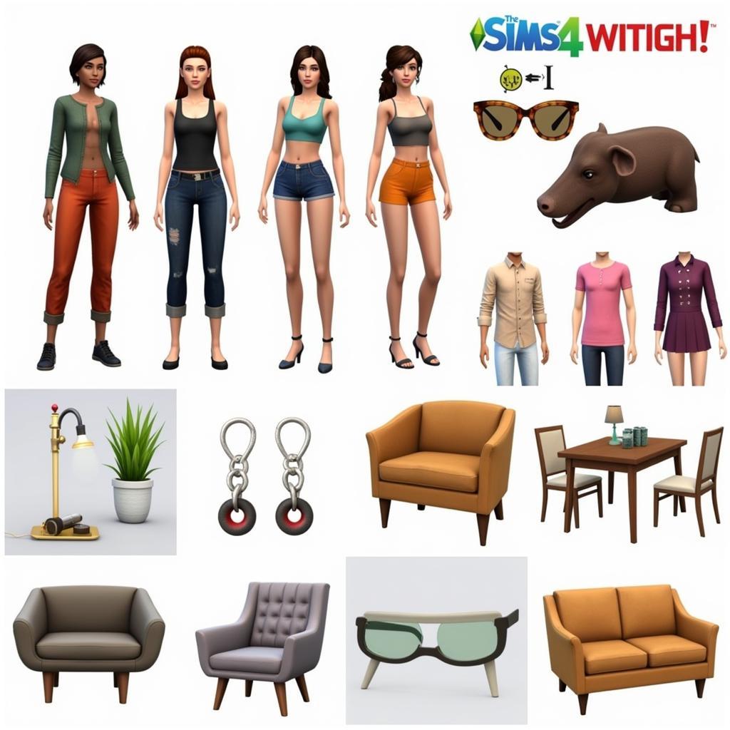 Custom Free Fire Content for The Sims