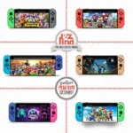 Various custom Switch full art designs displayed
