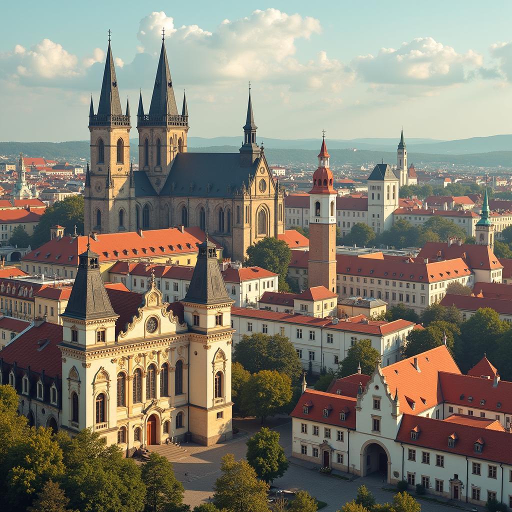 Czech Republic Prague Historical Landmarks