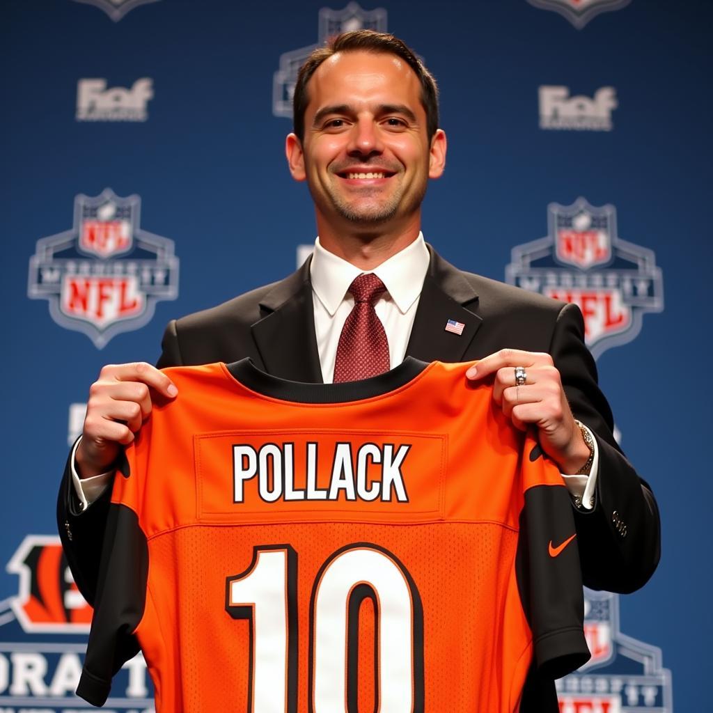 David Pollack at the NFL Draft