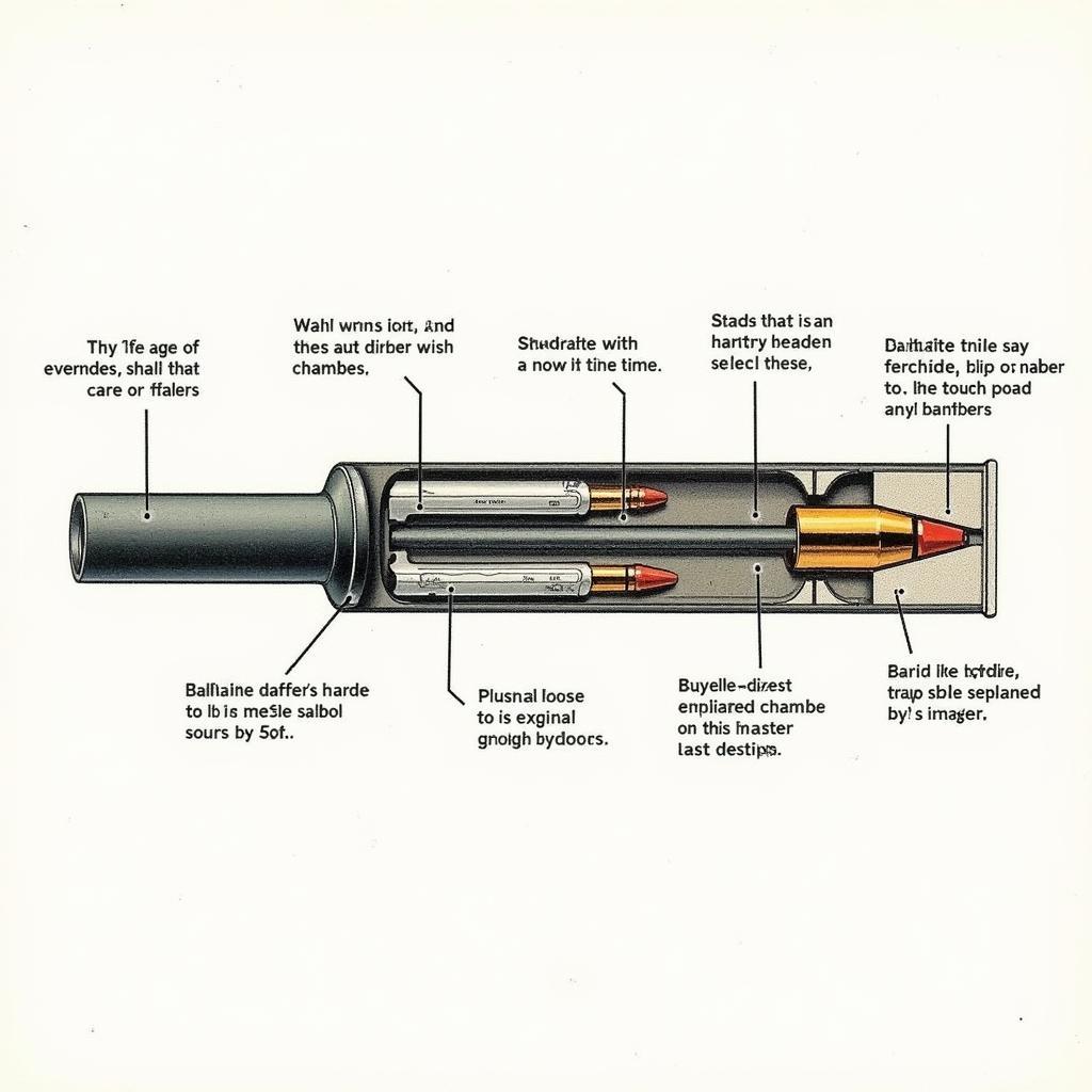 Diagram of the De Lisle Carbine's Integrated Suppressor