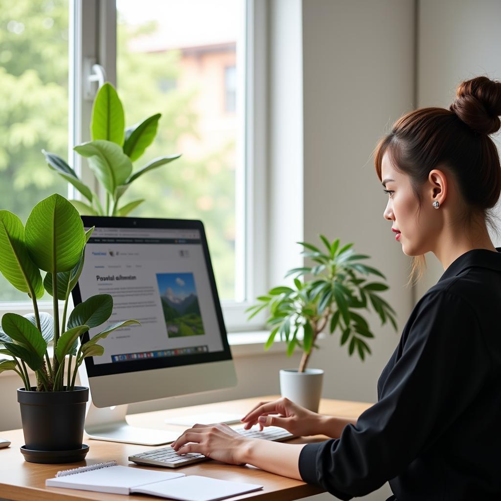 Desktop Plant Benefits in the Workspace