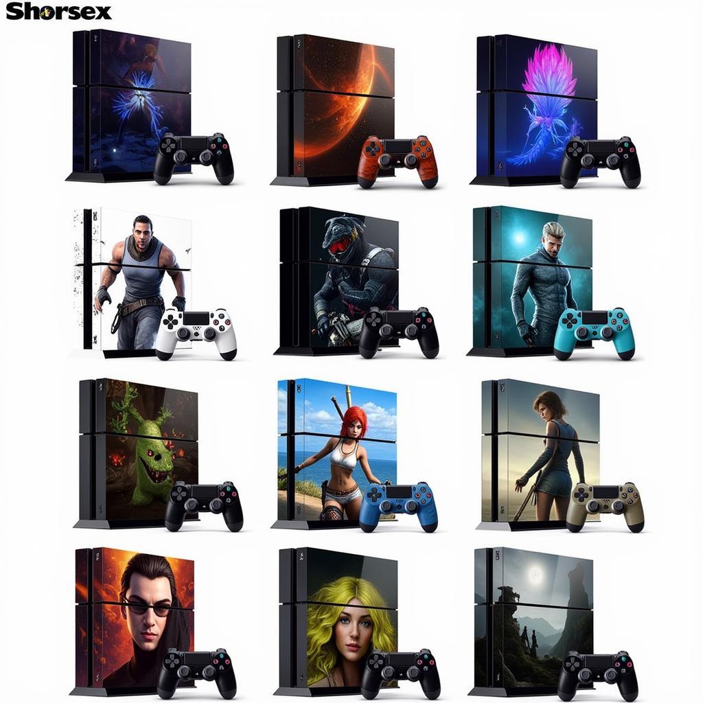 Variety of PS4 Wrap Designs