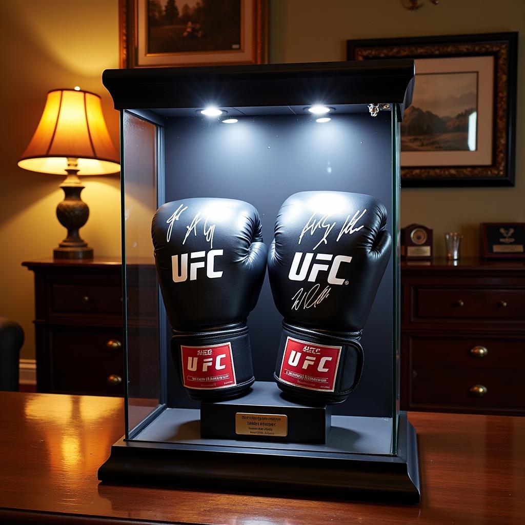 Properly Displaying Signed UFC Gloves