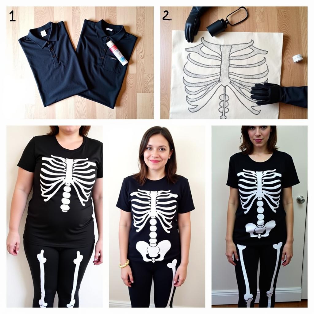 DIY Skeleton Costume