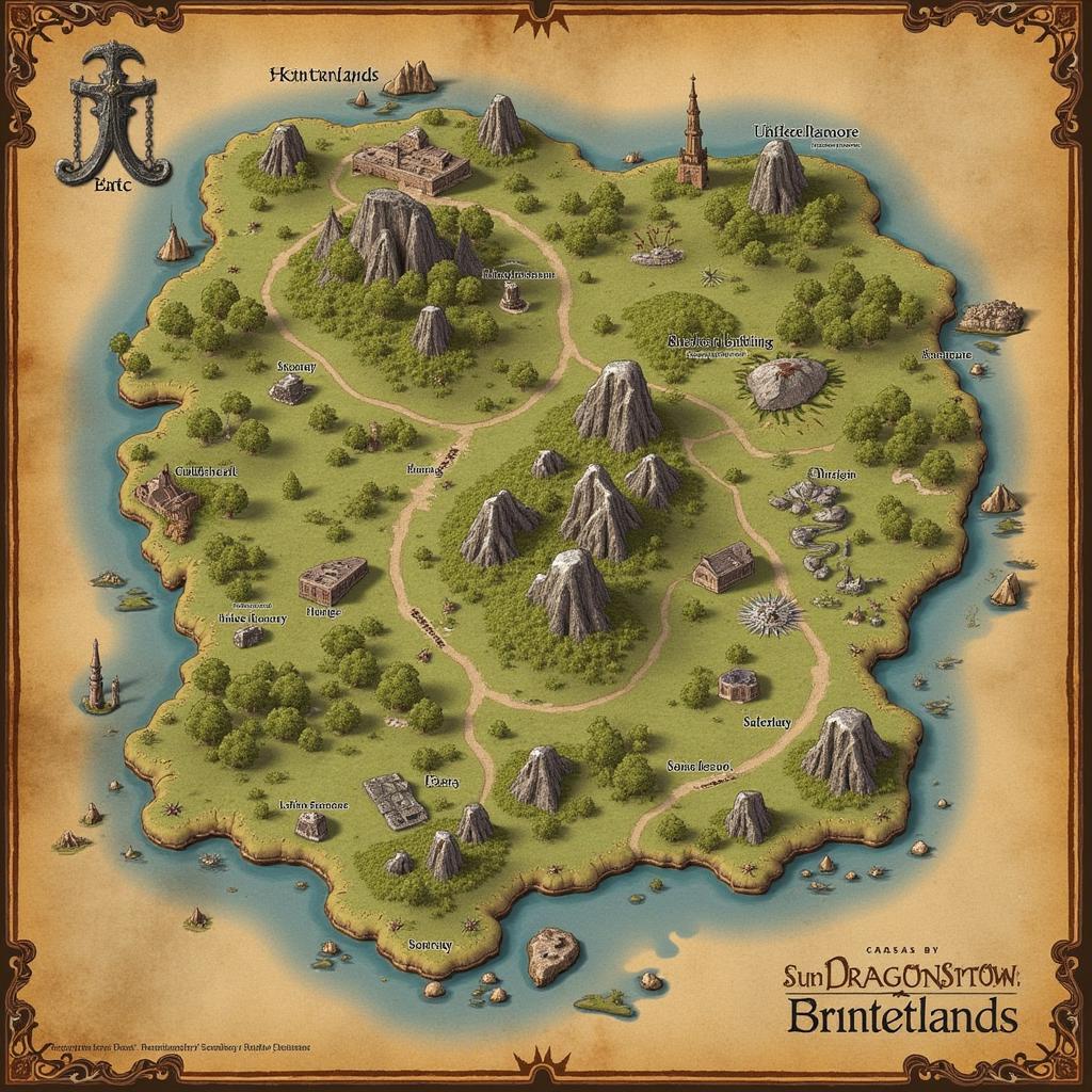 Dragon Age Inquisition Hinterlands Map Exploration