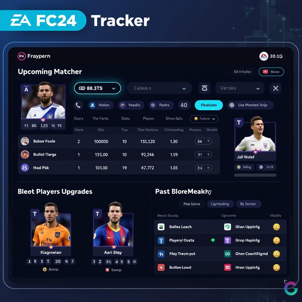 EA FC 24 Showdown Tracker Interface