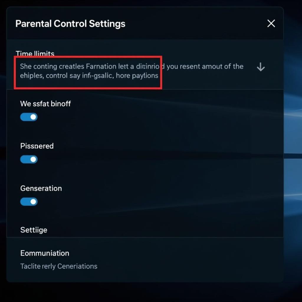 EA Shelter Parental Controls