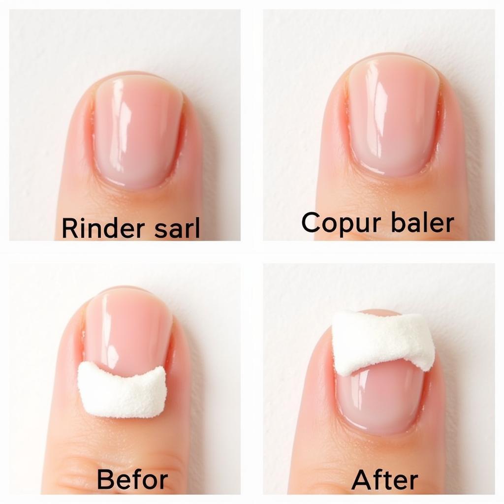 Removing Effect Nail Polish