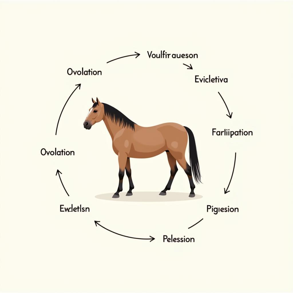 Equine Reproduction Cycle Diagram