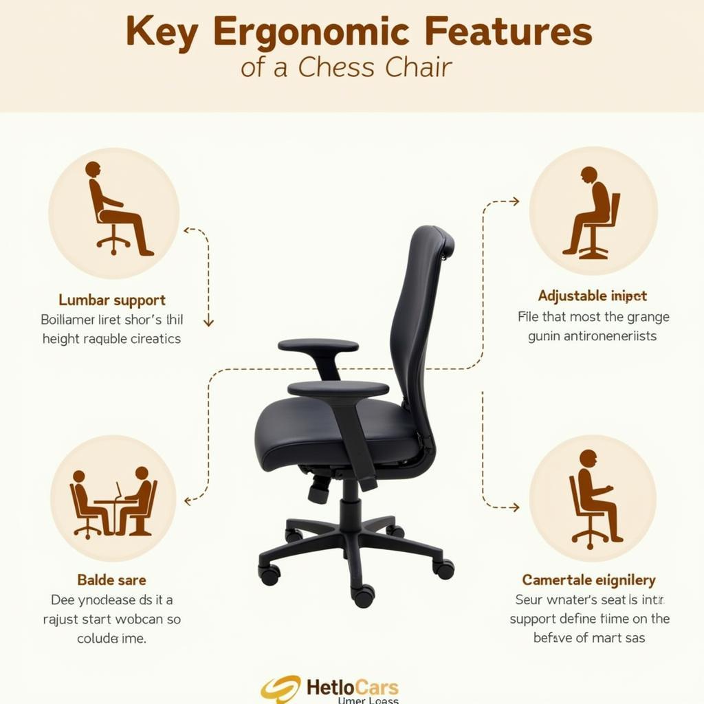 Ergonomic Chess Chair Features