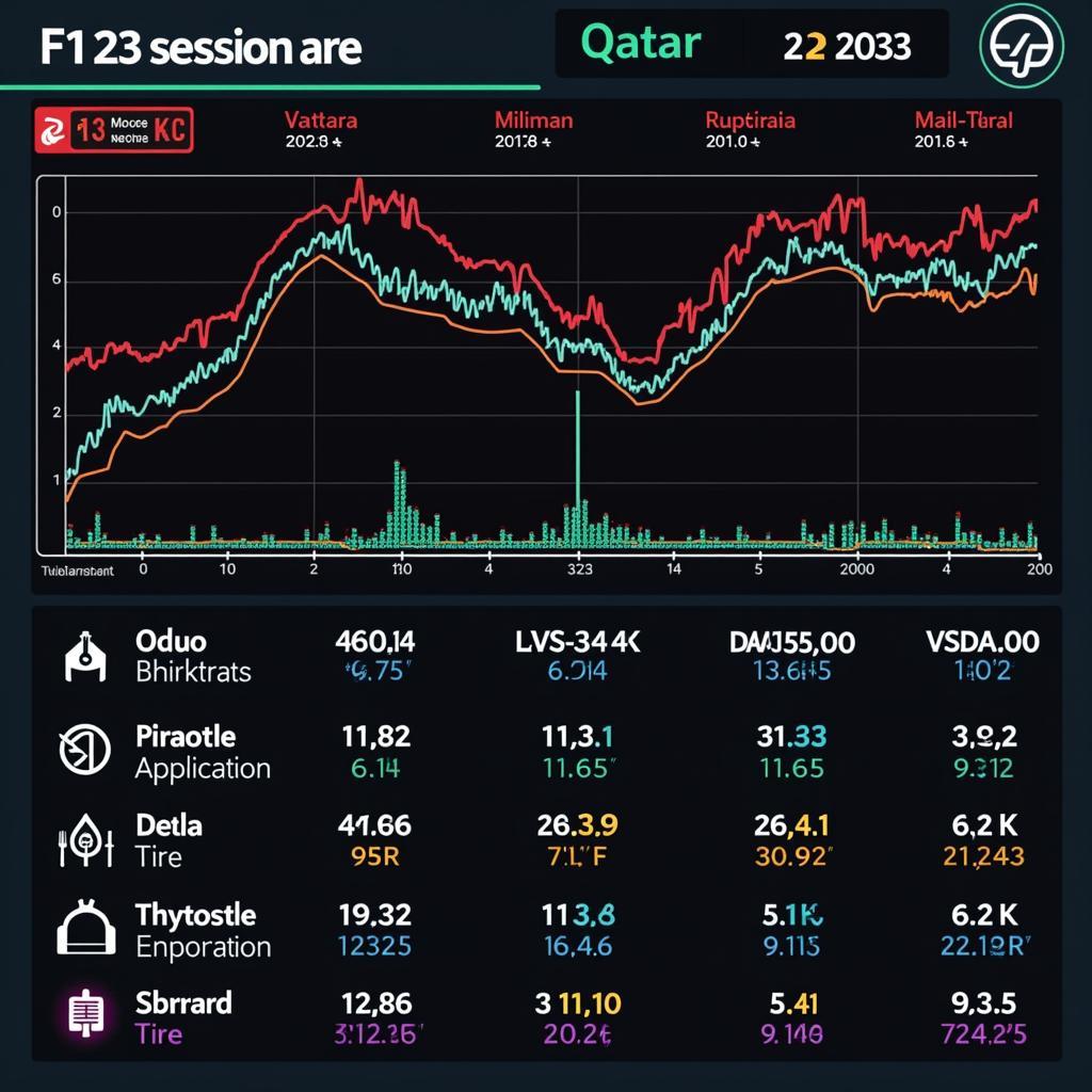 F1 23 Qatar Telemetry Analysis