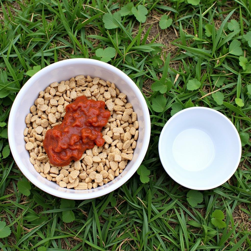 Providing a Nutritious Meal for a Stray Dog