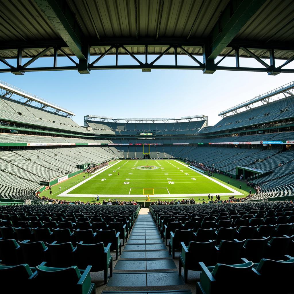 Autzen Stadium Field Level View