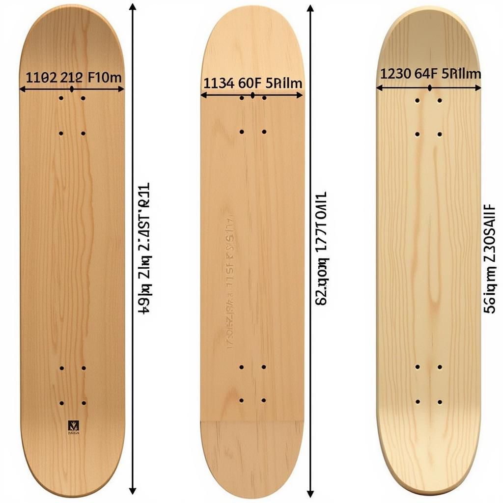 Different Fingerboard Deck Sizes