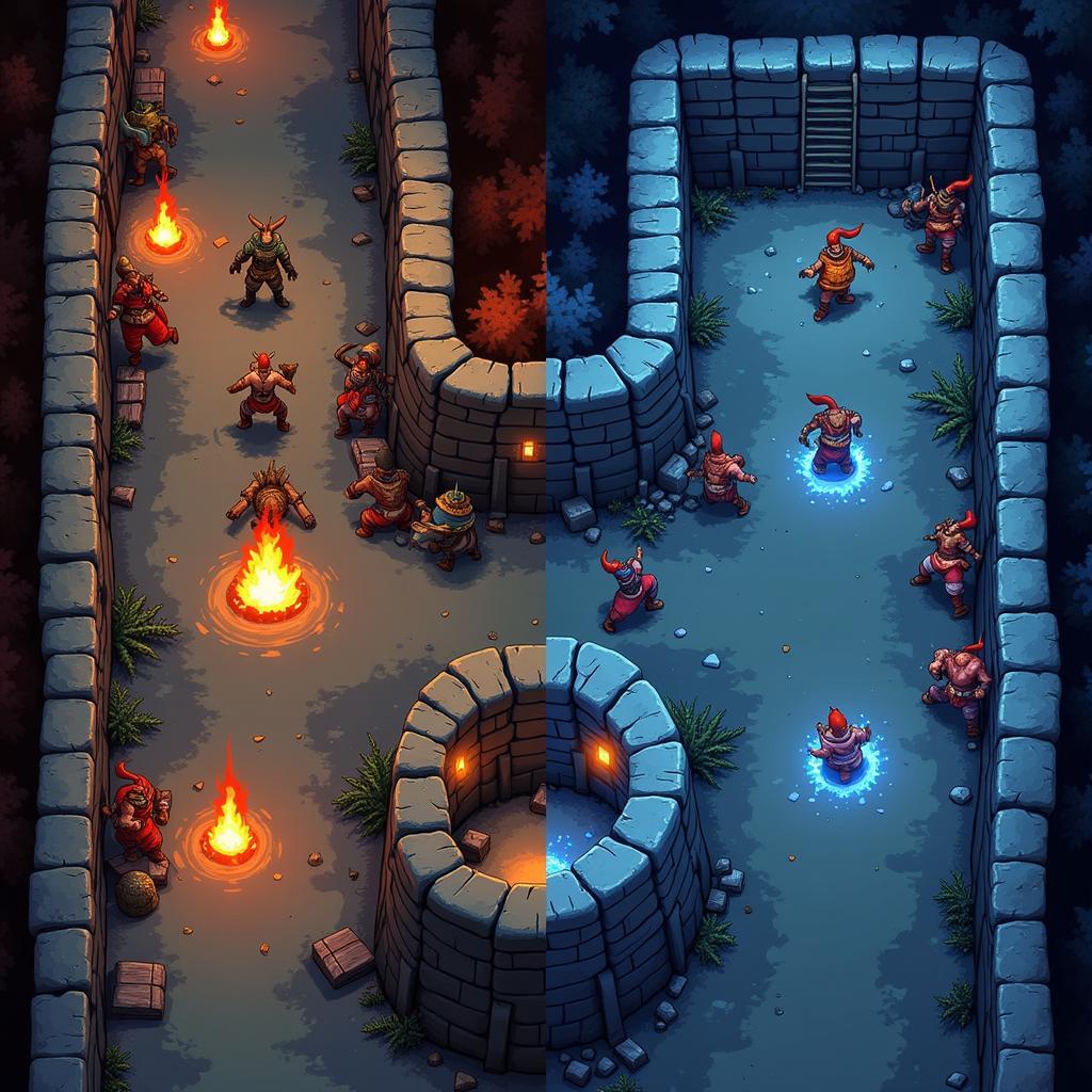 Fire and Ice 1 Gameplay Screenshot