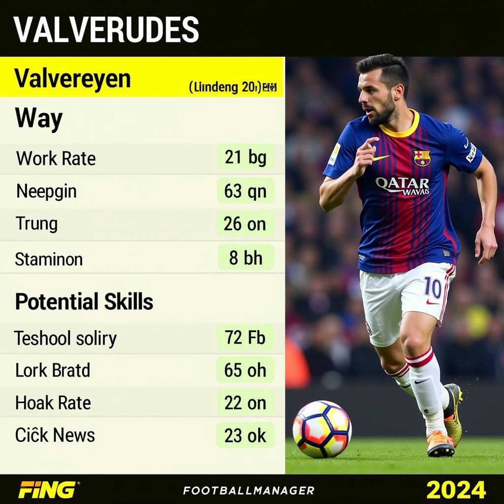 Valverde's Key Attributes in FM24