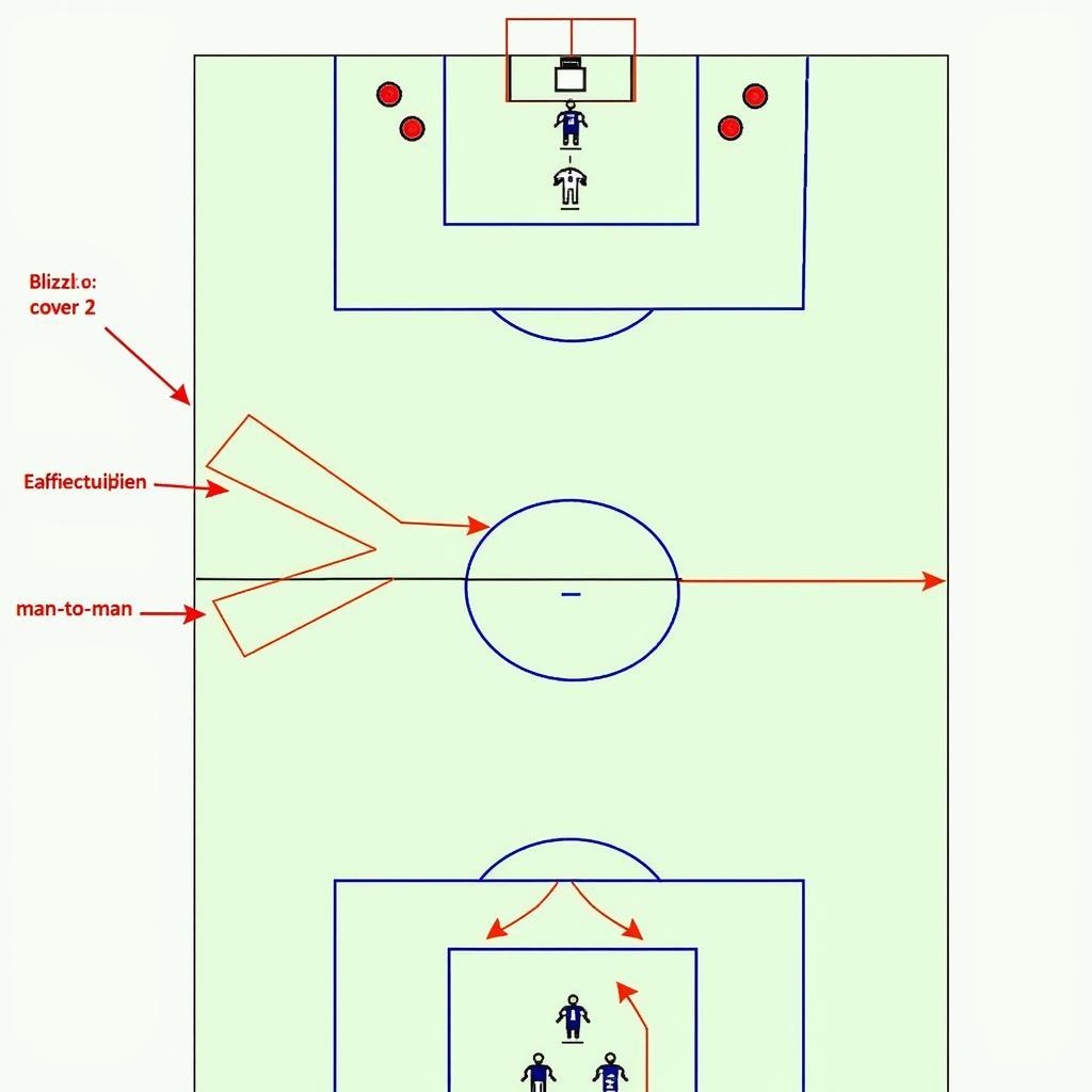 Diagram of a Football Defensive Playbook