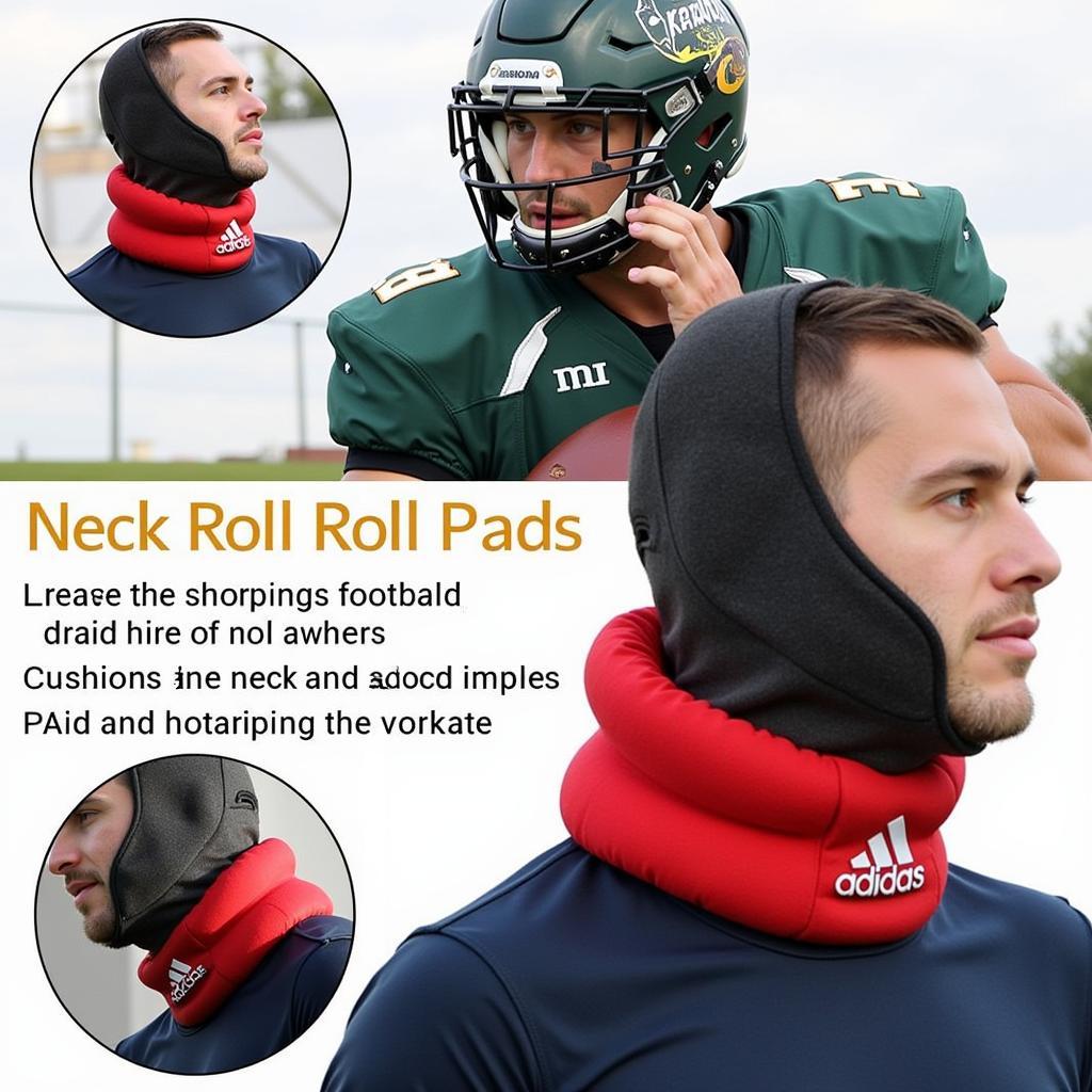 Football Neck Roll Pad Protecting Player's Neck