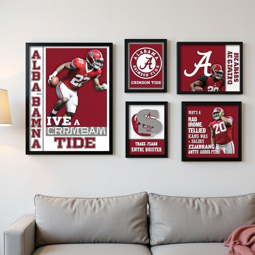 Framing Options for Alabama Crimson Tide Posters