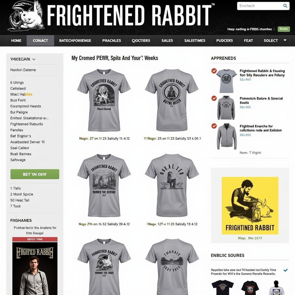 Official Frightened Rabbit Merchandise Website