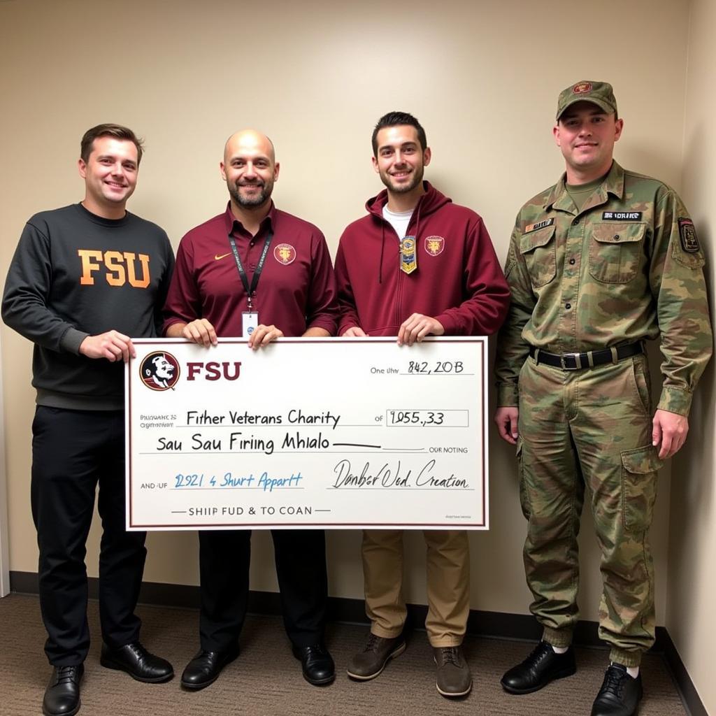 FSU Military Appreciation Donation Ceremony