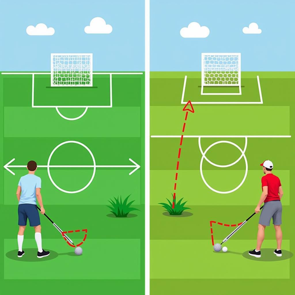 Geometry in Soccer and Golf