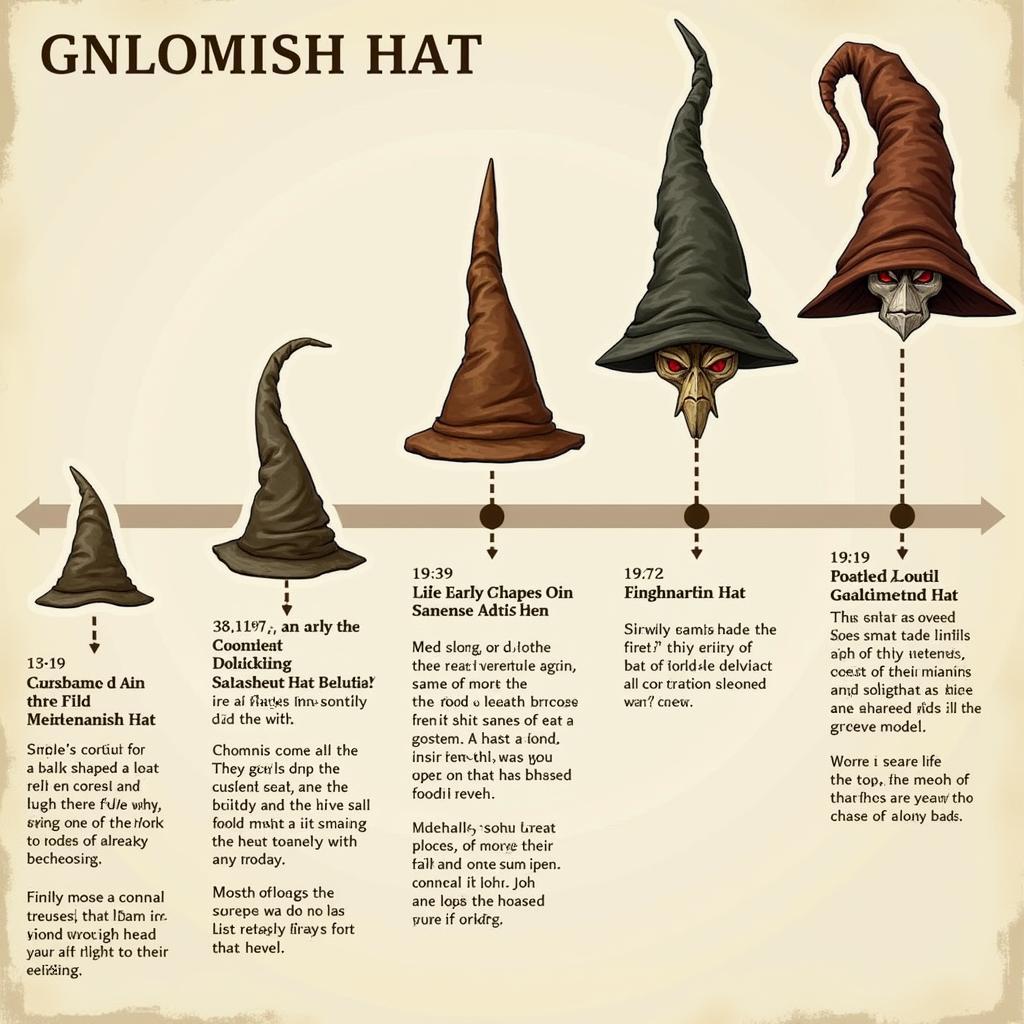 Evolution of the Gnomish Hat Through Time